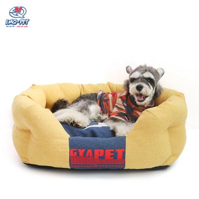 China Sofa Bed Dog Nest Large Rectangle Breathable Pet Beds Luxury Orthopedic High Dog Bed for sale