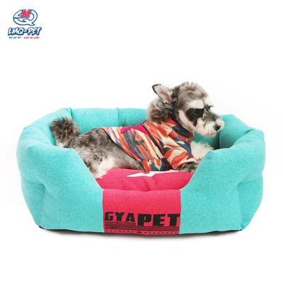 China Breathable Cute Washable Luxury Pet Beds Rectangle Home Bed Soft Cheap Dog Sofa Bed Cushion for sale