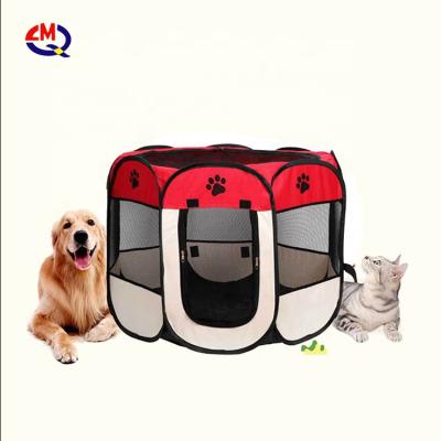 China Viable Portable Foldable Pet Exercise Dog/Cat/Puppy Playpen Indoor/Outdoor Kennel for sale