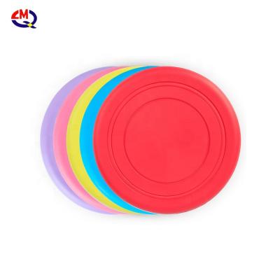 China Viable Soft Collapsible Silicone Pet Toys Dog Mini Flying Disc Dog Flying Disc Chew Toys For Dogs for sale