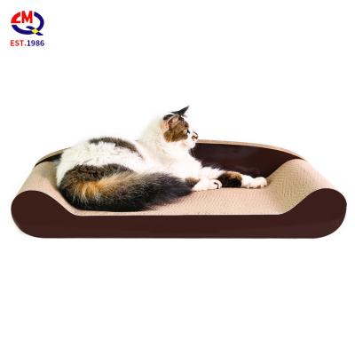 China Viable Corrugated Cardboard Cat Scratcher Toy Salon Cat Scratch Mail Scratcher Pad Cat Scratcher Toy for sale