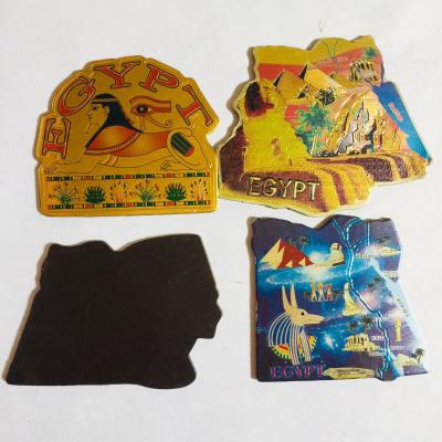 China Shape Egypt Guided 3D Travel Souvenirs Foil Custom Fridge Magnet for sale