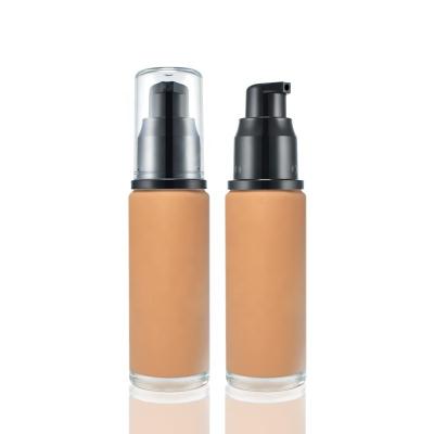 China Color Women Matte Liquid Foundation Cream Custom Private Label Moisturizer Full Coverage Foundation Make Up Base for sale