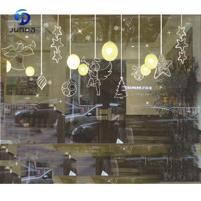 China Window Sticker Best Selling Durable Christmas Wall Stickers Beautifully Decorated Christmas Window Stickers for sale