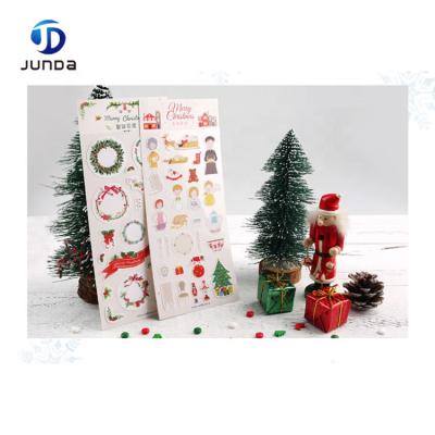 China Top Decorative Window Sticker Sales Quality Guarantee PVC Home Christmas Stickers Customized Logo Sticker Label for sale