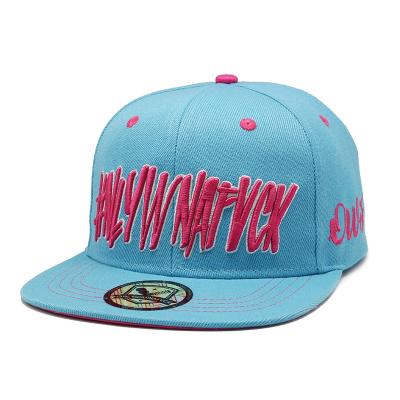 China COMMON custom 3D embroidery snapback hat, blank snapback cap for sale