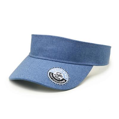 China 2022 Fashion Hat Visor Striped Embroidery Visor, Hat Factory Sports Visor for sale