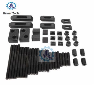 China Fur 58Pcs Bohrmaschine Flanschmutter Feste Formen 5/8in T-Nut-Klemmsatz T-Slot Flange Kit for sale