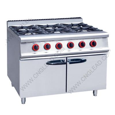 China Traditional High Quality Kitchen Equipment Stainless Steel Gas Stoves With Cabinet for sale