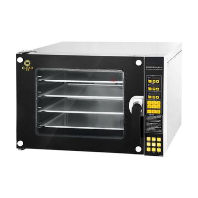 China Computer Version Hot Air Circulation Oven Double Chest Oven Plate Baking Fresh Electric Oven For Bakery for sale