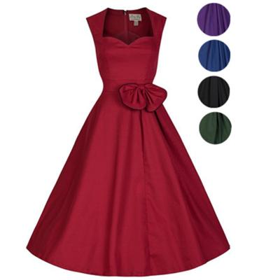 China Spring Summer Vintage Rockabilly Dress 50s 60s Fashion Anti-Static Dress M30181 for sale