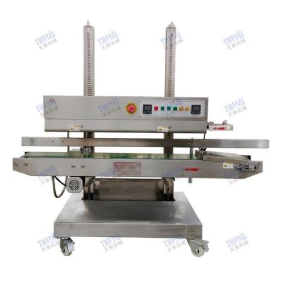 China Food Grade Goods Automatic Continuous Band Sealer Bags Band Sealer Suppliers for sale