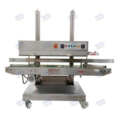 China Food factory direct supply automatic continuous plastic bag heat sealer strip sealer machine with high quality and best price for sale