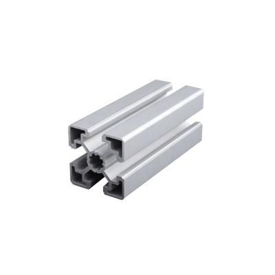 China door & Industrial Window 4545 Alloy 6063 T5 Grade Square Anodized Aluminum T Shape Extrusion Tube (FP-4569) for sale