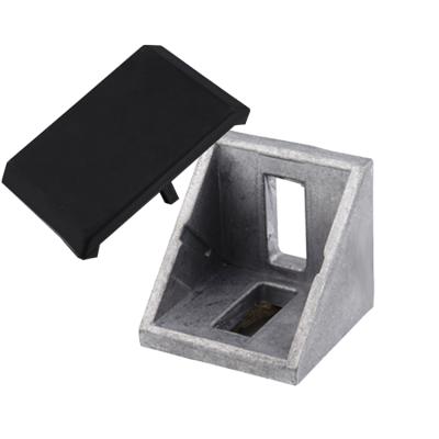 China Aluminum Profile Accessories Angle Flat Inner Bracket Aluminum Profile 90 Connector 310.03 / 370.03 for sale