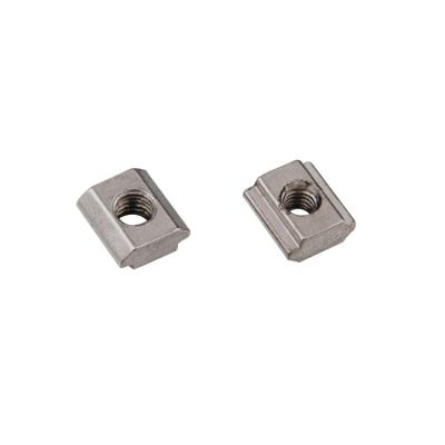 China Heavy Industry 2A36.AA.01 thread size of m3/m4/m5/m6 t shape square slider steel nut for sale