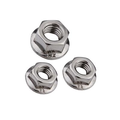 China Retail Industry Low Profile Nuts Flange M7 Knurled Slotted Nuts for sale