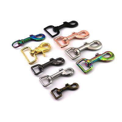 China Pet Collar Dog Accessories Hardware All Size Dog Leash Hook Swivel Carabiner Snap Hook Spring Metal Clips For Pet Lead for sale