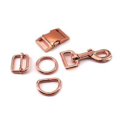 China Wholesale Adjustable Pet Collar Quick Side Release Buckles Clip D O Ring Dog Clip Spring Snap Premium Hook for sale