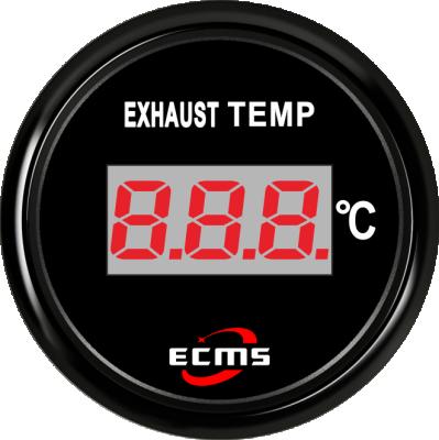 China Vessels Black 52mm 0-800 Degree Digital Exhaust Gas Temp Gauge for sale