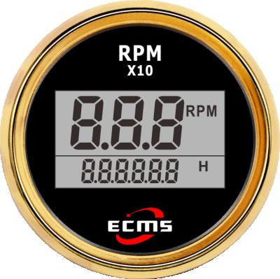 China White Vessels 52mm 9990RPM RPM Meter Digital Tachometer For Diesel Engine for sale