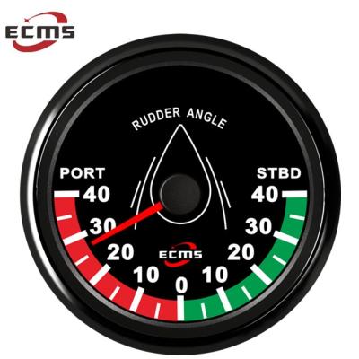 China Ships Black Face 85mm Rudder Angle Meter Gauge For Boat Marine Rudder Angle Indicator 0-190ohm for sale