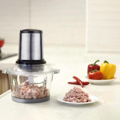 China High Quality 200W Mini Electric Food Chopper 1 or 2 Bowl Life 1.2L/1.5L Optional Long Speed ​​Buttons for sale