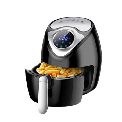 China Overheat Protection 1500W 3.5L Custom Touch Screen No Oil Air Deep Fryer With Basket Nonstick Kitchenware for sale