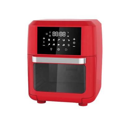 China Overheat Protection Oven Electric Toaster Air Fryer Red Healthy Oil Free Smart Home Appliance For Kitchen for sale