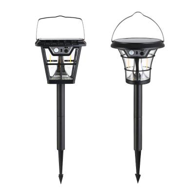 China Outdoor Waterproof Garden Landscape Yard Pathway Lights Solar LED Bollard Garden Lawn Light for sale