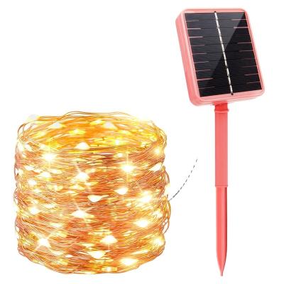 China String Light Solar LED Outdoor Christmas Tree Light Atmosphere Lights Christmas Decoration Supplies LED String Lights for sale