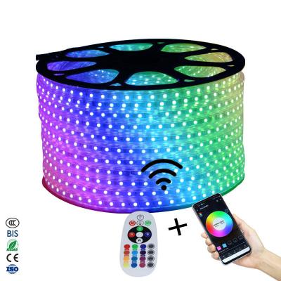 China Smart Flexible Holiday Decorations LED Bar Lights Flexible Waterproof RGB Christmas LED Strip Lights for sale