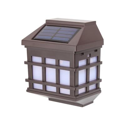 China Hot Selling Outdoor Solar Garden Fence Decorative Staircase Light Solar Wall Light for Yard Garden Corridor for sale