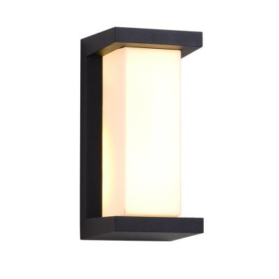 China Modern Simple Bedroom Wall Sconces IP65 Aluminum Waterproof LED Wall Light for sale