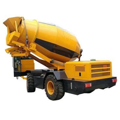 China Mobile civil engineering self loading concrete mixer for construction work for sale