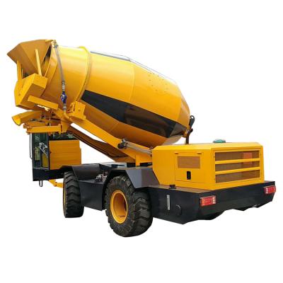 China CONSTRUCTION INDUSTRY 150HP DIESEL ENGINE CONCRETE MIXER TRUCK READY SELF LOADING MIXER WITH 4.0 CUBIC METERS PRODUCTIVITY for sale