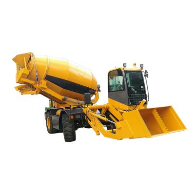 China Construction Industry TYPE NEW PREFAB CONCRETE MIXER TRUCK SELF LOADING MIXER WITH MEASUREMENT HOPPER for sale