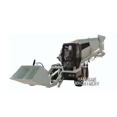 China Self Propelled Concrete Mixer With Self Loading Hopper 6100 L for sale