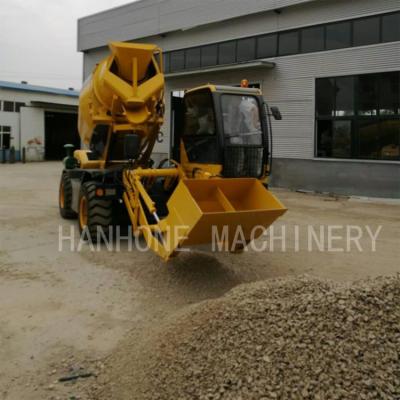 China CONSTRUCTION INDUSTRY FOUR WHEEL DRIVEN CONCRETE MIXER SELF LOADING MACHINE MOBILE CONCRETE MIXER MACHINE SELF LOADING TRUCK for sale