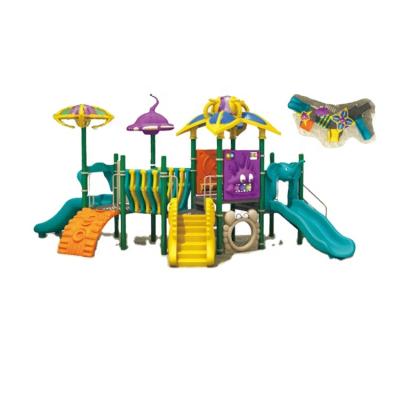 China Morden Amusement Outdoor Playground Equipment Modern Outdoor Toys Slide Set Outdoor Playground Canton For Children for sale