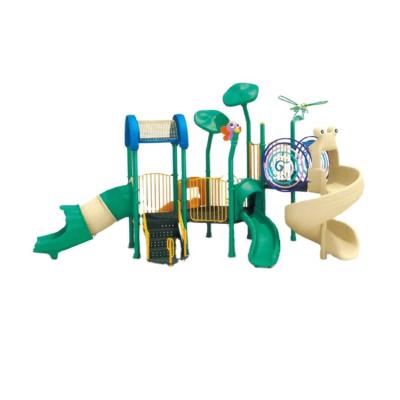 China Guangzhou New Design Kids Outdoor Playground Slides Modern Plastic Kids Playground Outdoor Outdoor Playground for sale