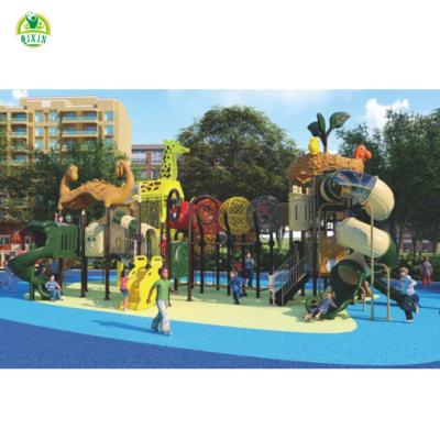 China Kindergarten Children's Play Equipment Plastic Playground Animals Sculptures For Children for sale