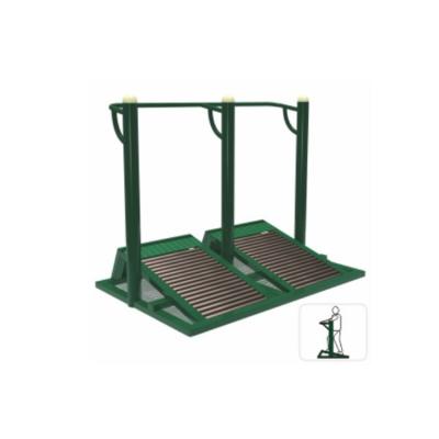 China Galvanized Running Gym Machine Double Steel Outdoor Running Exercise Machine Outdoor Walking Machine for sale