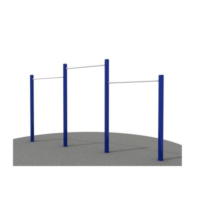 China Galvanized Steel Factory Customized Outdoor Gym Equipment Park Equipment Horizontal Color Fitness Bars for sale