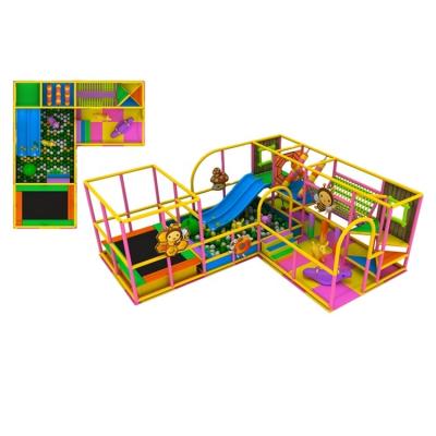 China Morden new design naughty castle for kids indoor playground and climbing for sale beautiful design indoor castle for child for sale