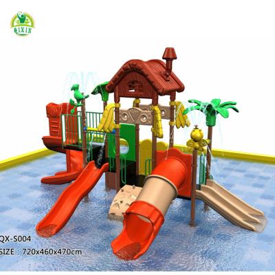 China Outdoor Playground Plastic Water Pool Slide Water Slide Play Equipment Sale For Kids for sale