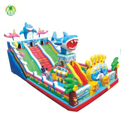 China Kindergarten Amusement Park Game Toy Castles Bounce House PVC Inflatable Jumping Castle for sale