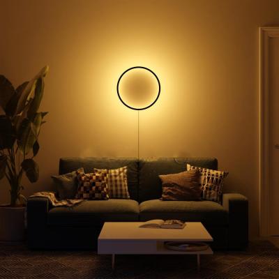 China Nordic Single Functions Outdoor Lighting Mounted Led Indoor Decorative Luxury Circle Wall Light Aluminum Reading Wall Lamp for sale