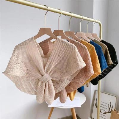 China Factory wholesale anti-pilling shawl small outside spring and cervical protection women's summer thorn sweater for sale