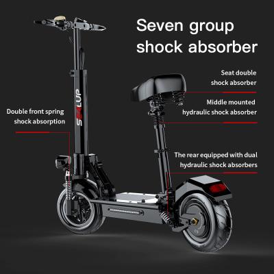 China SEALUP UNISEX Q5 SCOOTER FOR ADULTS WITH SEAT and DOUBLE BRAKING FOLDING ELECTRIC SCOOTER FOR ADULTS TEENS ELECTRIC SCOOTER WITH 400W MOTOR for sale